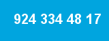 924 334 48 17 924 334 48 17